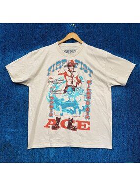 One Piece “Portgas D. Ace” Graphic Anime T-Shirt Size Large
